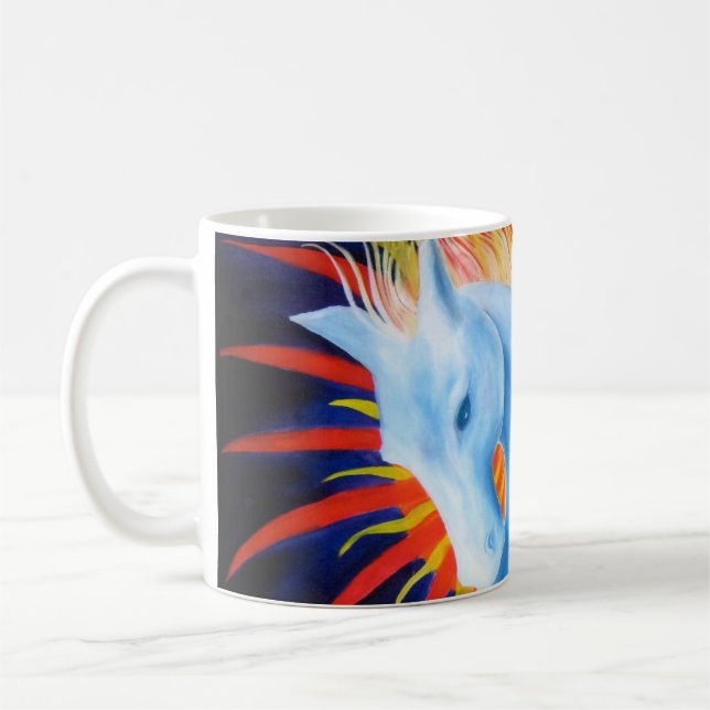 Taza del caballo del alcohol (Izquierda)