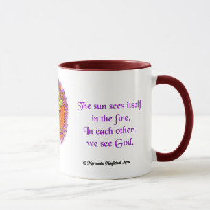 Taza del caduceo del vórtice, 15oz