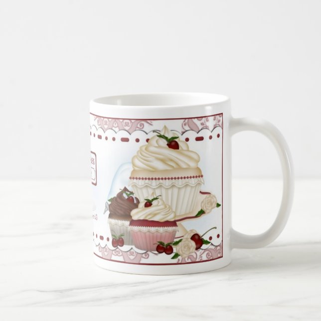 Taza del café de CuddleCreek® ClassyCupcakes (Derecha)