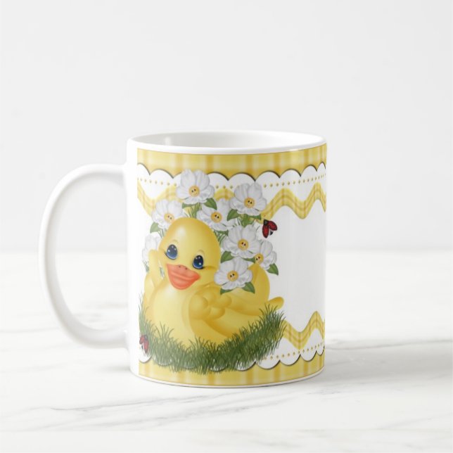 Taza del café de CuddleCreek® SunnyDuck (Izquierda)