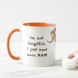 Taza del café de los hombres divertidos no