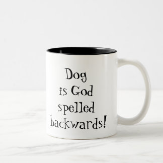 Taza del café del amante del perro