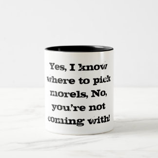 Taza del café del cazador divertido de la morilla