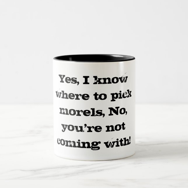 Taza del café del cazador divertido de la morilla (Centro)