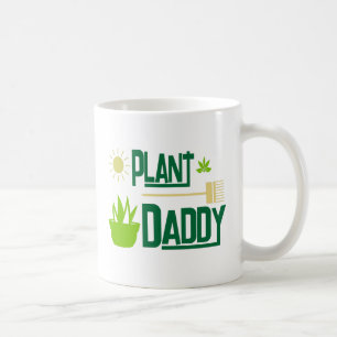 Taza del café del jardinero del papá de la planta