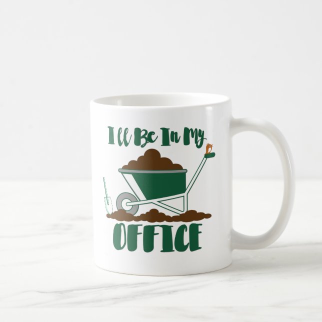 Taza del café del jardinero divertido (Derecha)