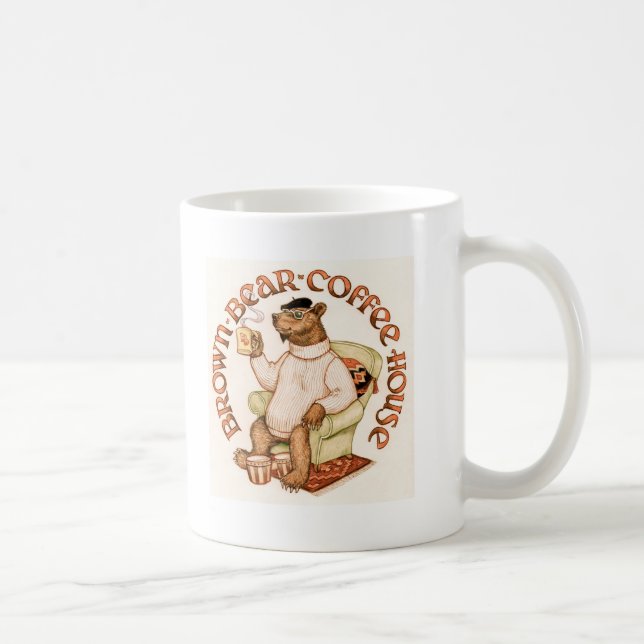Taza del café del oso de Brown (Derecha)