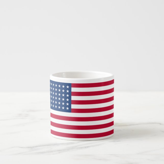 Taza del café express de la bandera de los (Frente)