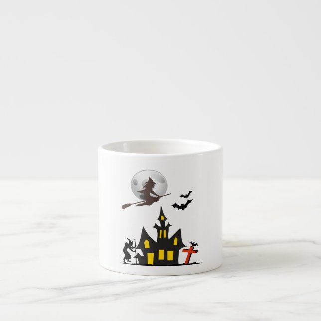 Taza del café express de la casa encantada de (Frente)