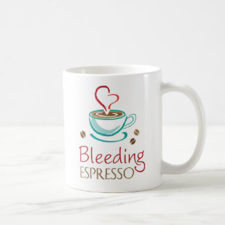 Taza del café express de la sangría