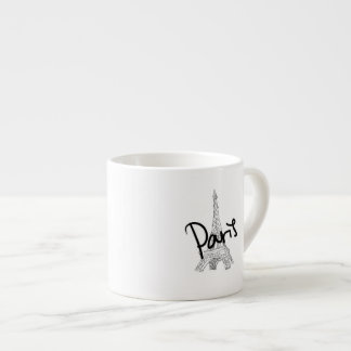 Taza del café express de París