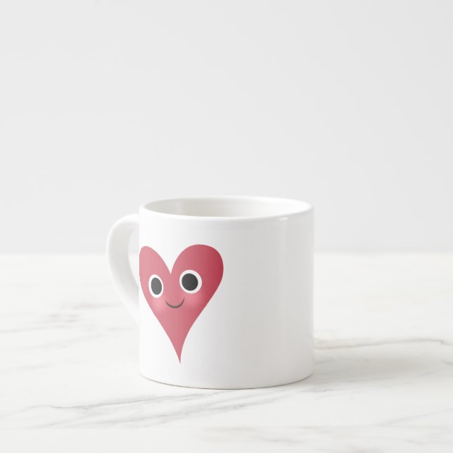 Taza del café express del corazón (Izquierda)