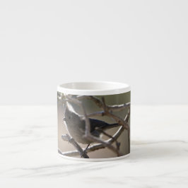 Taza del café express del Titmouse del enebro