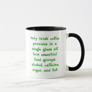 Taza del café irlandés