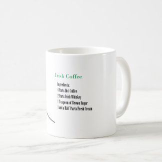 Taza del café irlandés
