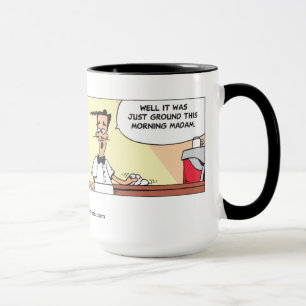 Taza del café molido