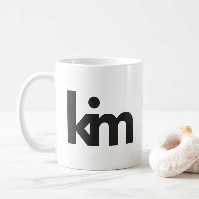 Taza del café personal de Kim (Con donut)