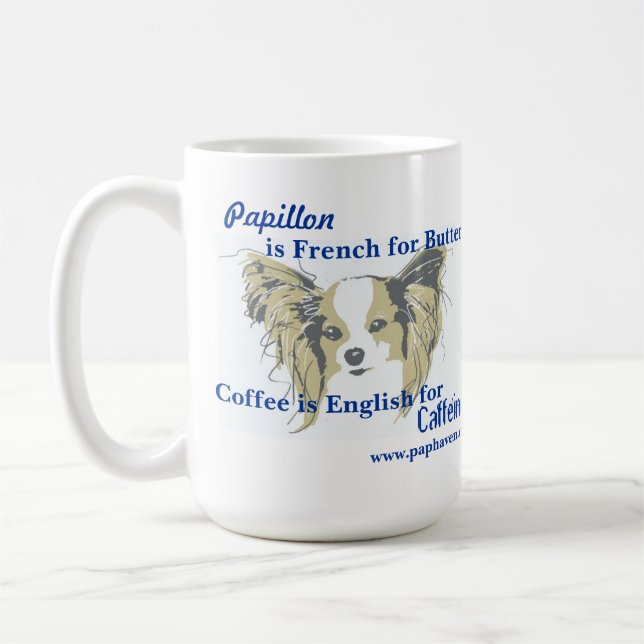 Taza del cafeína del PHR (Izquierda)