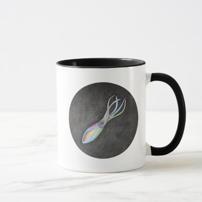 Taza del calamar del arco iris (Derecha)