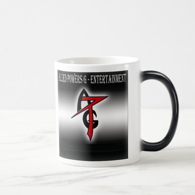 Taza del "camaleón" de APG (Derecha)