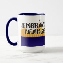 Taza del cambio del abrazo