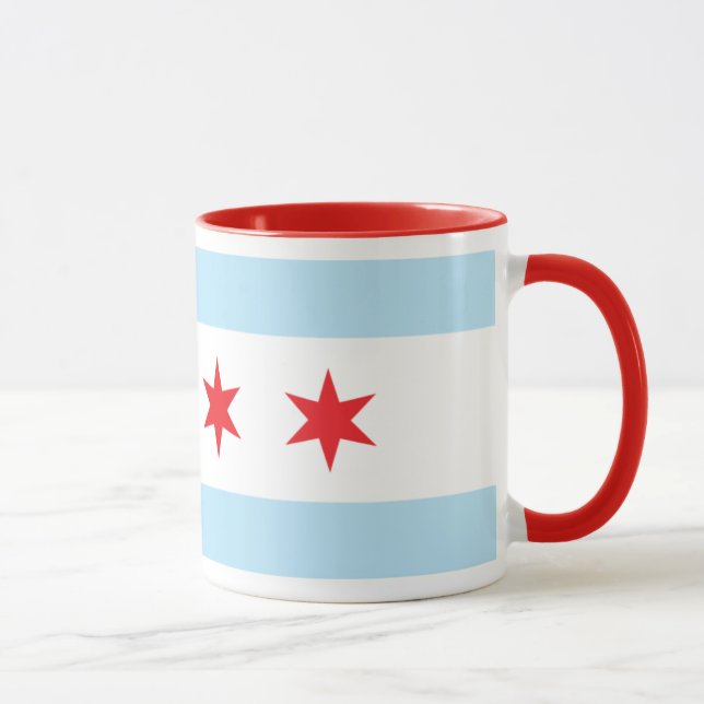 Taza del campanero de la bandera de Chicago (Derecha)