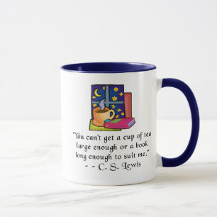 Taza del campanero de la cita del té y de los