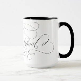 Taza del campanero de la escuela de preparación