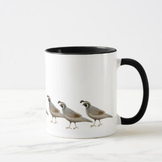 Taza del campanero de la familia de las codornices