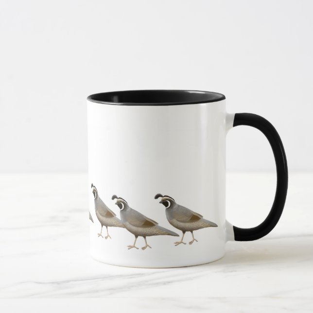 Taza del campanero de la familia de las codornices (Derecha)