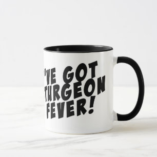 Taza del campanero de la fiebre del esturión