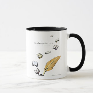 Taza del campanero de las palabras en vuelo