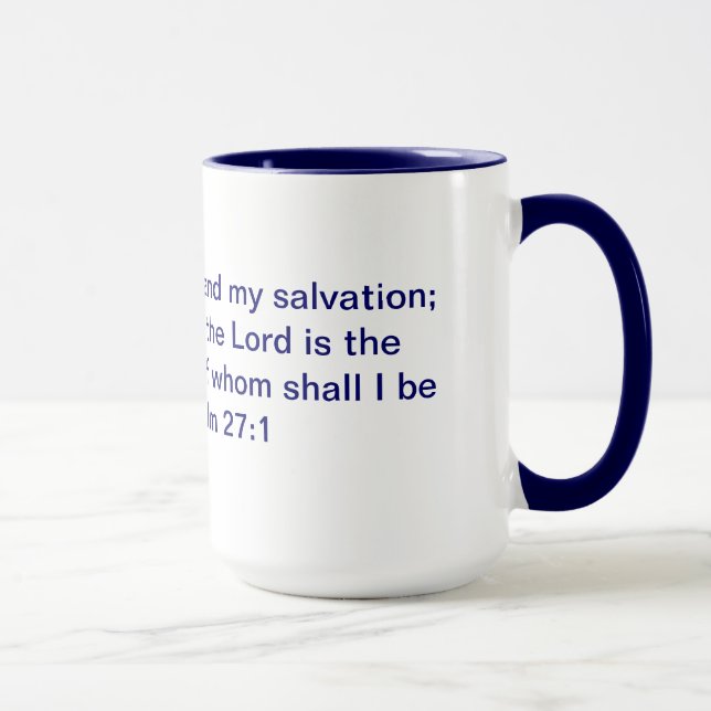 Taza del campanero del 27:1 del salmo (Derecha)