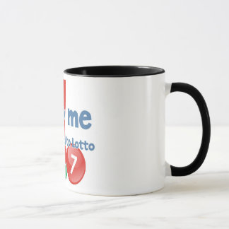 Taza del campanero del adicto a la loteria