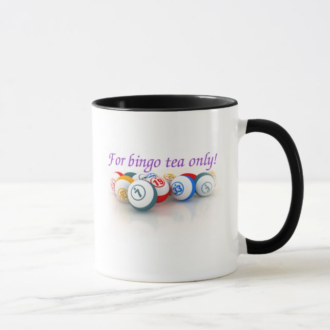 Taza del campanero del adicto al bingo (Derecha)