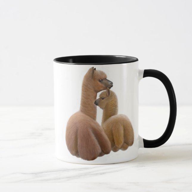 Taza del campanero del amor de la alpaca (Derecha)