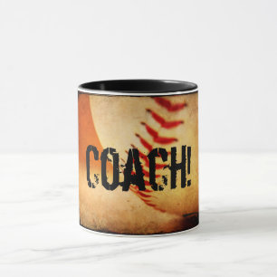 Taza del campanero del entrenador de béisbol