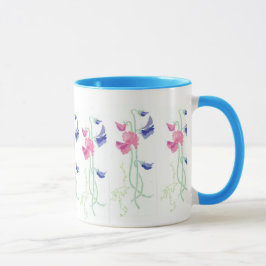 Taza del campanero del guisante de olor