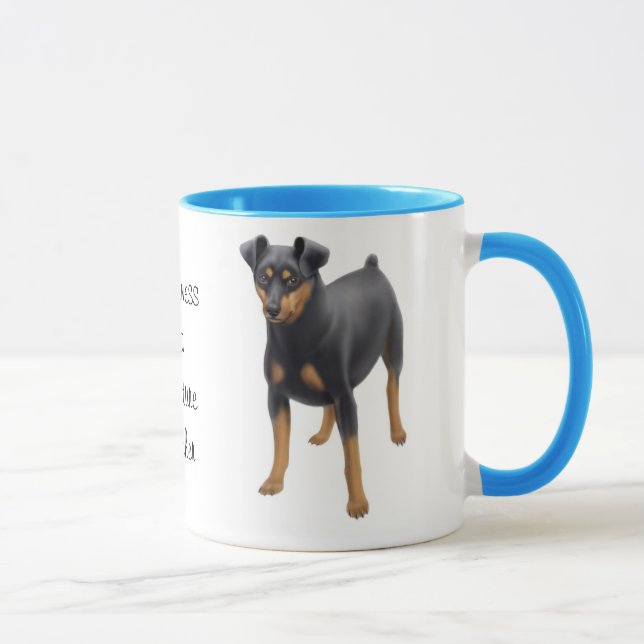 Taza del campanero del Pinscher miniatura (Derecha)