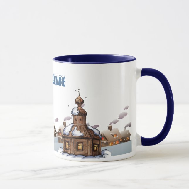 Taza del campanero. Invierno en Ucrania (Derecha)