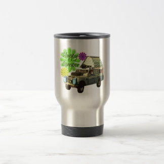 Taza del campista contento de Dormobile