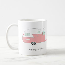 Taza del campista contento - rosa
