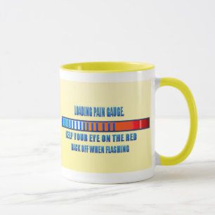 Taza del cargamento del indicador del dolor