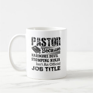 Taza del cargo del pastor