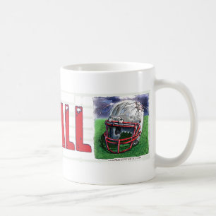Taza del casco de fútbol americano