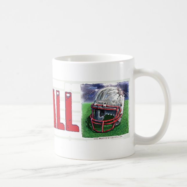 Taza del casco de fútbol americano (Derecha)