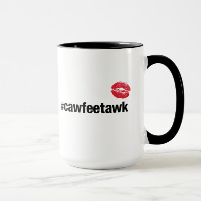 Taza del #cawfeetawk (grande) (Derecha)