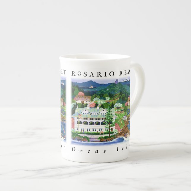 Taza del centro turístico de Rosario de la isla de (Derecha)