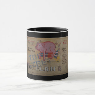 Taza del cerdo del dirigible no rígido