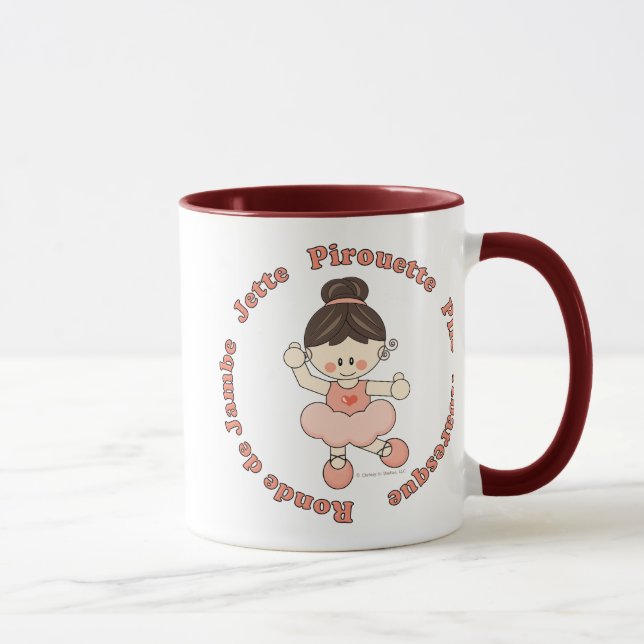 Taza del chica de la bailarina (Derecha)